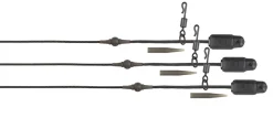 Fox Edges Heli-Clip Rigs Leadcore 50lb 75cm (3 Stuks)