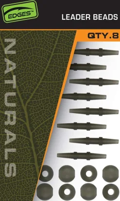 Fox Edges Naturals Leader Beads Kit (8 stuks)