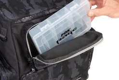 Fox Rage Camo Voyager Rucksack (Incl. 5 Tackleboxen)