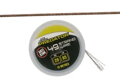 Fox Rage Predator 49-Strand Coated Steel Wire 65lb/29kg (10m)