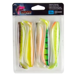 Fox Rage Zander Pro Shad Mixed UV Colour Pack (5pcs)