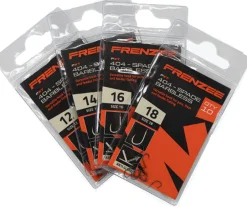 Frenzee FXT-404 Barbless Spade Witvishaak (10pcs)