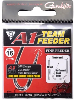 Gamakatsu A1 Team Feeder Fine Feeder Hooks (15pcs)