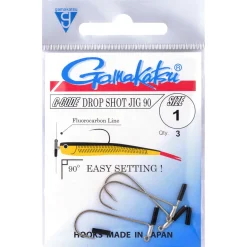 Gamakatsu Dropshot Jig 90, haakmaat 1 (3 stuks)