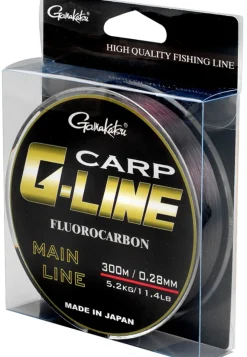 Gamakatsu G-Line Carp Fluorocarbon Dark Brown 300m
