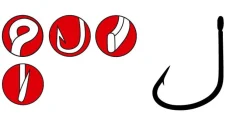 Gamakatsu LS-3513F New Label Eyed Hooks Black