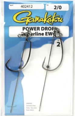Gamakatsu Power Drop Superline EWG Dropshot Haak (2pc)