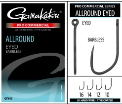 Gamakatsu Pro-C Allround Eyed A1 PTFE BL Witvis Haak (10 stuks)