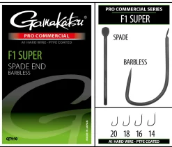 Gamakatsu Pro-C F1 Super Spade A1 PTFE BL Witvis Haak (10 stuks)