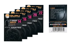 Guru F1 Maggot Haken Barbless (10pcs)