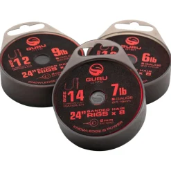 Guru Super Pellet Waggler Bait Band Witvis Onderlijn 60cm (8 stuks)