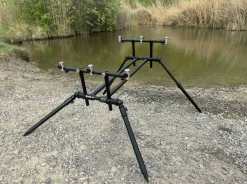 Holdcarp Black Brilliant RodPod+ Black Edition