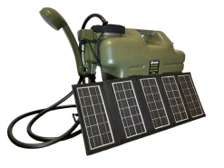 Holdcarp Rechargeable Camping Shower Set + 10W Solar