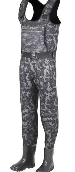Kinetic Neorush Bootfoot Cleated Grey Camo Waadpak