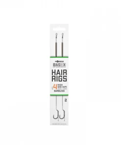 Korda Basix Hair Rigs Wide Gape Barbless