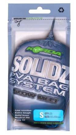 Korda Solidz Slow Melt PVA Bags