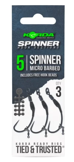 Korda Spinner Hook Sections Weerhaakloos
