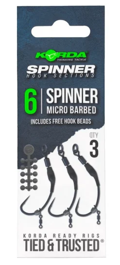 Korda Spinner Hook Sections Weerhaakloos