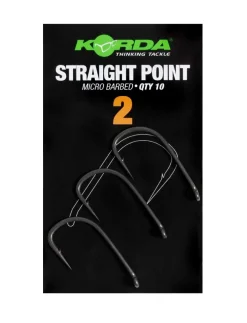Korda Straight Point Barbed Karperhaken (10 Stuks)
