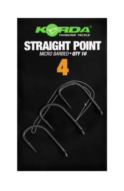 Korda Straight Point Barbed Karperhaken (10 Stuks)