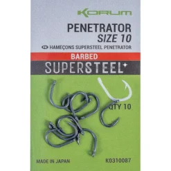 Korum Penetrator Hook, 10 stuks!