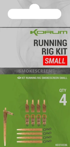 Korum Smokescreen Running Rig Kit (4 Stuks)