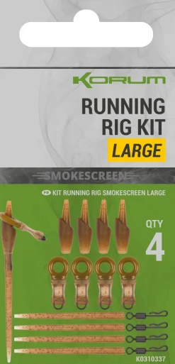 Korum Smokescreen Running Rig Kit (4 Stuks)