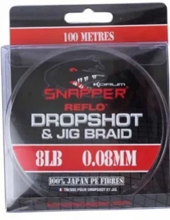 Korum Snapper Dropshot Jig Braid Gevlochten Lijn