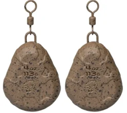 Nash Flat Pear Swivel Lead Karperlood (2 stuks)