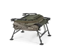 Nash Indulgence HD40 Sleep System 8 Legs Camo Emperor Stretcher (Incl. Dekbed)