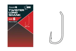 Nash Twister Long Shank Barbless Karper Haak