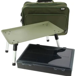 NGT Box Case System met tacklebox en ingebouwde bivvytafel
