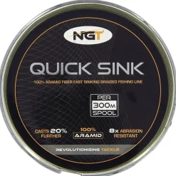 NGT 300M Quick Sink Braid Moss Green Gevlochten Lijn