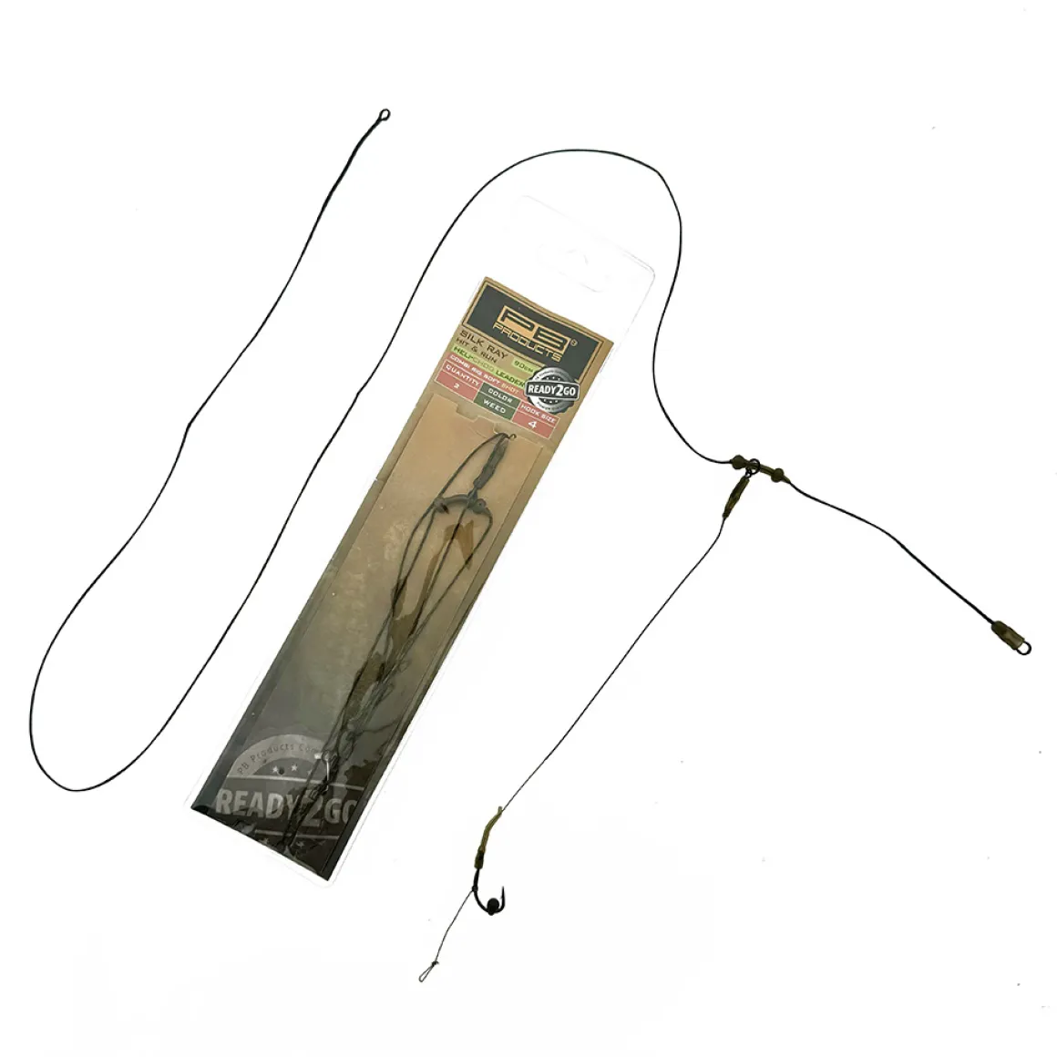 PB Products R2G Heli SR Leader 90 / Combi Rig Shot (90cm) (2 Stuks)