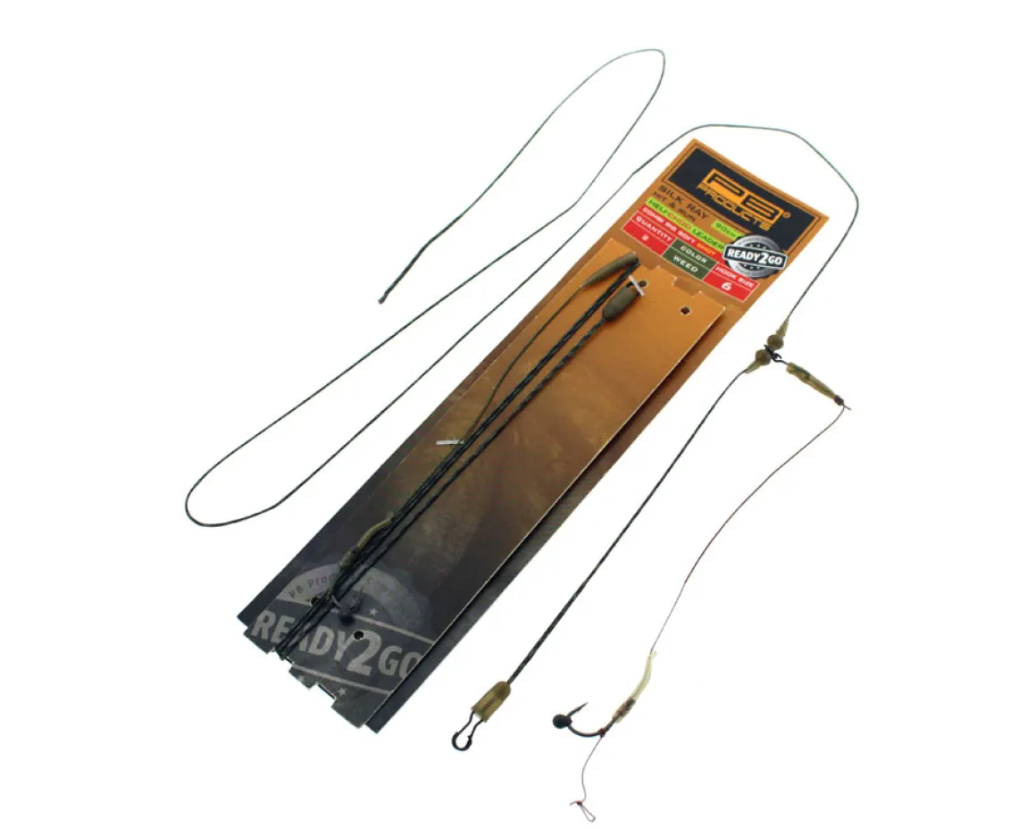 PB Products R2G Heli SR Leader 90 / Combi Rig Shot (90cm) (2 Stuks)