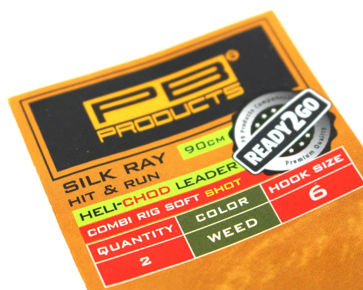 PB Products R2G Heli SR Leader 90 / Combi Rig Shot (90cm) (2 Stuks)