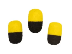 PB Products Zig Dumbell Yellow/Black Imitatie Aas 8mm (8 Stuks)