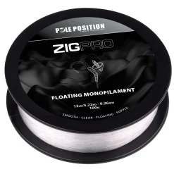 Pole Position Zig Pro Clear Nylon Vislijn 100m