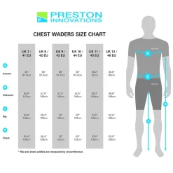 Preston Heavy Duty Chest Waadpak