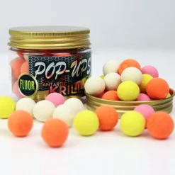 Pro Elite Baits Gold Fluor Pop Ups 14-15mm (50g)