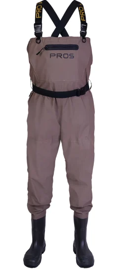 PROS Breathable Chest Waders SB04 Air Olive Waadpak