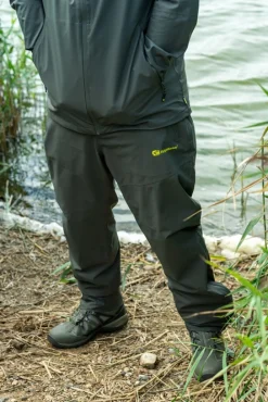 Ridgemonkey APEarel ThermaPro Waterproof Shell Trousers Green