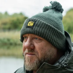 Ridgemonkey APEarel ThermaPro Waterproof Bobble Hat Green