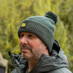 Ridgemonkey APEarel ThermaPro Waterproof Bobble Hat Green