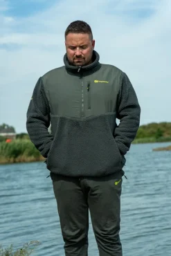 Ridgemonkey APEarel ThermaPro Sherpa Jack Fleece Green