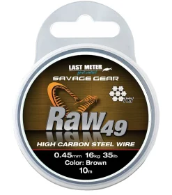 Savage Gear Raw 49 Steel Wire (10m)