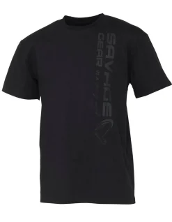 Savage Gear Vertical Logo Tee Black T-Shirt