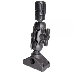 Scotty 1.5″ Ball Mount with Gear Head Post & 241 Side Deck Mount