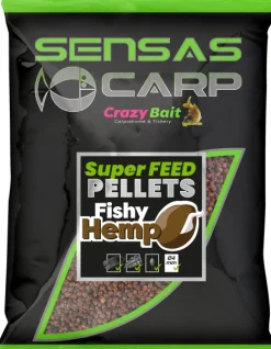 Sensas Super Feed Pellets Fishy Hemp 650g
