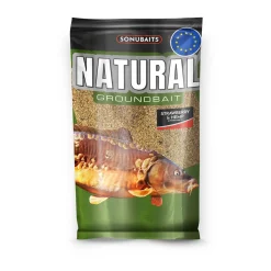 Sonubaits Natural Strawberry & Hemp Groundbait (1kg)